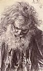 Adolph Von Menzel Canvas Paintings - Portrait of an Old Man